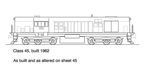 DS-45 - 45 Class Diesel Locomotive Co-Co