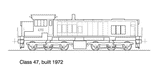 DS-47 - 47 Class Diesel Locomotive Co-Co