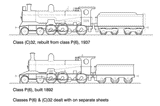 DS-C32 - 32 Class Steam Locomotive 4-6-0