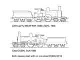 DS-Z16 - 16 / D 334 Class Steam Locomotive 4-4-0