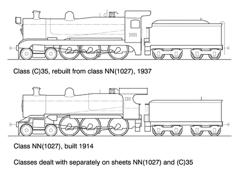 DS-NN1027 - NN 1027 Class Steam Locomotive 4-6-0