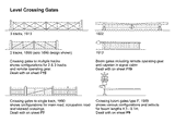 DS-P15 - Level Crossing Gates 2/3 Tracks - 1913
