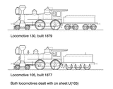 DS-U105 - U 105 Class Steam Locomotive 4-4-0