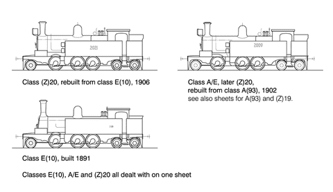 DS-Z20 - 20 Class Steam Locomotive 2-6-4T