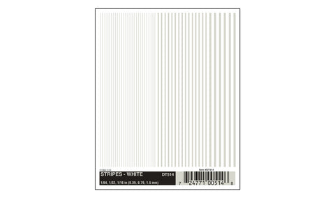DT514 - Dry Transfer - Stripes White