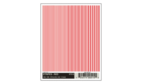 DT515 - Dry Transfer - Stripes Red