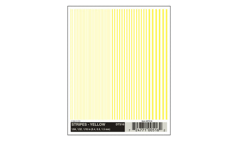 DT516 - Dry Transfer - Stripes Yellow