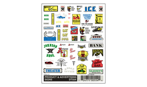 DT554 - Dry Transfer - Product & Advertising Signs