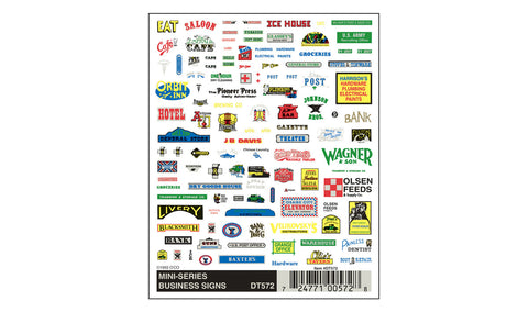 DT572 - Dry Transfer Business Signs