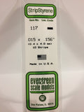 EG117 - Styrene Strip - 0.015 x 0.156 (10pc)