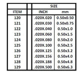 EG120 - Styrene Strip - 0.020 x 0.020 (10pc)