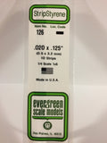 EG126 - Styrene Strip - 0.020 x 0.125 (10pc)