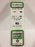 EG138 - Styrene Strip - 0.030 x 0.188 (10pc)