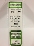 EG146 - Styrene Strip - 0.040 x 0.125 (10pc)