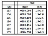 EG159 - Styrene Strip - 0.060 x 0.250 (8pc)