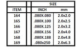 EG165 - Styrene Strip - 0.080 x 0.100 (8pc)