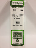 EG168 - Styrene Strip - 0.080 x 0.188 (8pc)