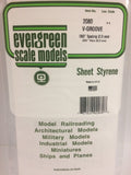 EG2080 - Styrene - V Groove Siding - 0.080 Spacing