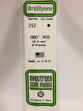 EG212 - Plastic Rod - 0.080 (6pc)