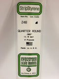 EG248 - Plastic Quarter Round - 0.060 (4pc)