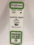 EG250 - Plastic Quarter Round - 0.100 (3pc)