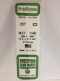 EG257 - Plastic Rectangular Tube - 0.125 (3pc)