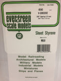 EG4040 - Styrene - V Groove Siding - 0.040 Spacing