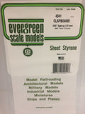EG4041 - Styrene - Clapboard Siding - 0.040 Spacing