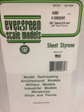 EG4080 - Styrene - V Groove Siding - 0.080 Spacing