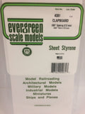 EG4081 - Styrene - Clapboard Siding - 0.080 Spacing