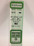 EG8102 - Styrene Strip - 1 x 2 - 10pc (HO Scale)