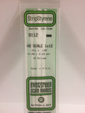 EG8112 - Styrene Strip - 1 x 12 - 10pc (HO Scale)