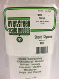 EG9006 - Styrene Sheets - Clear - 0.010 (2pc)