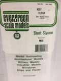 EG9007 - Styrene Sheets - Clear - 0.015 (2pc)