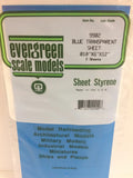 Evergreen - EG9902 - Polystyrene Sheet - Transparent Blue - 0.010" - 2pc