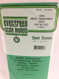 Evergreen - EG9903 - Polystyrene Sheet - Transparent Green - 0.010" - 2pc