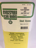 Evergreen - EG9904 - Polystyrene Sheet - Transparent Yellow - 0.010" - 2pc