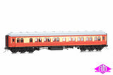 NCR - 4 Passenger Car Set - Red & Cream - WEATHERED (HO Scale)