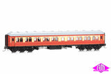 NCR - 4 Passenger Car Set - Red & Cream - WEATHERED (HO Scale)