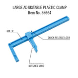 Excel - EXL55664 - Large Adjustable Plastic Clamps
