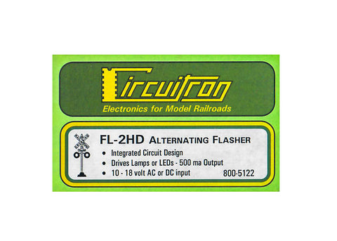 Circuitron - 800-5122 - FL-2HD -  Heavy Duty Alternating Flasher