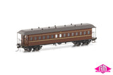 NSWGR End Platform Cars Set 58 Indian Red Mansard Roof FO004 (8 Car set)