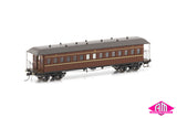 NSWGR End Platform Cars Set 58 Indian Red Mansard Roof FO004 (8 Car set)