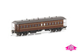 NSWGR End Platform Cars Set 58 Indian Red Mansard Roof FO004 (8 Car set)