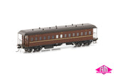 NSWGR End Platform Cars Set 36 Indian Red Elliptical Roof FO006 (8 Car set)