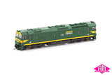G Class Locomotive Series 1, G512 Freight Australia Green & Yellow (G-7) HO Scale