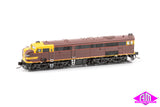 NSWGR 44 Class Locomotive - Indian Red - Mk3 (N Scale)