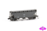 NSWGR FWH Wheat Hopper - Grey - 5 Pack (N Scale)