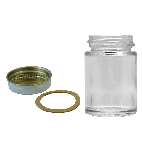 H-194 - 1 oz./29cc Plain Jar, Cover & Gasket