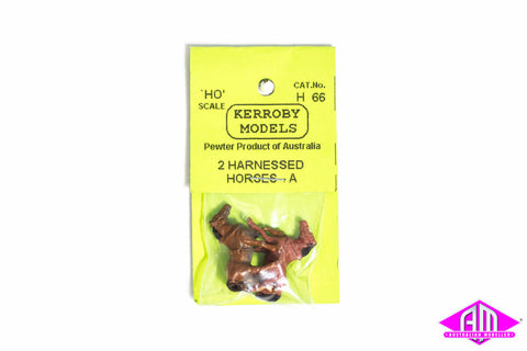 KM-H66 Horses Harnessed A